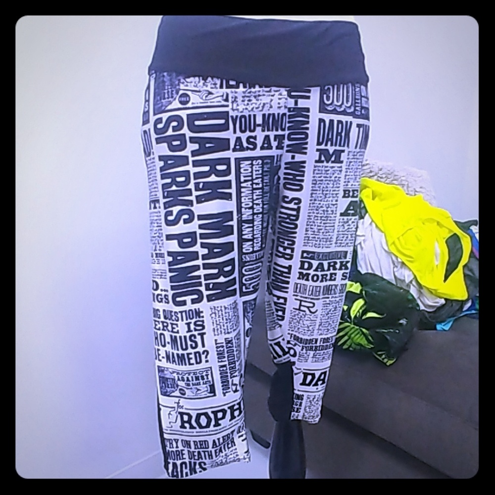Harry Potter capri workout yoga leggings
